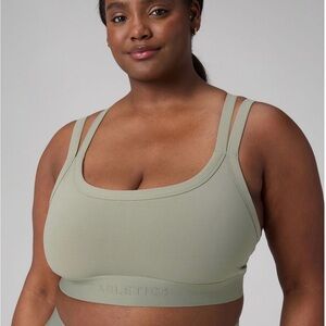 Fabletics Olive Double Strap Sports Bra